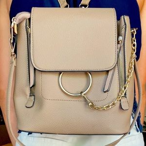 Cute Petite Gold/Oat Cream Backpack